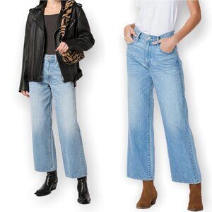 NWT SLVRLAKE Madison Wide Leg Cropped‎ Jeans, Size 29